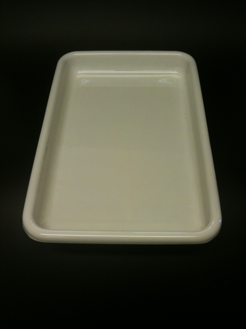 (Offal-100-B) Offal Dish White 100mm image 0